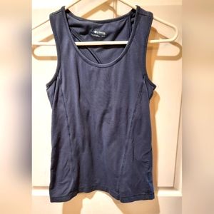 Columbia Womans Blue Sleeveless Activewear Top size XS